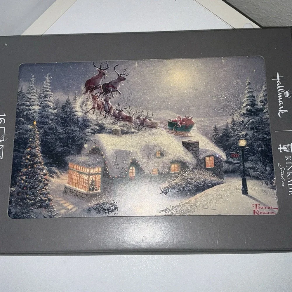 Hallmark Thomas Kinkade Boxed Christmas Cards — Self-Sealing (Factory Sealed)